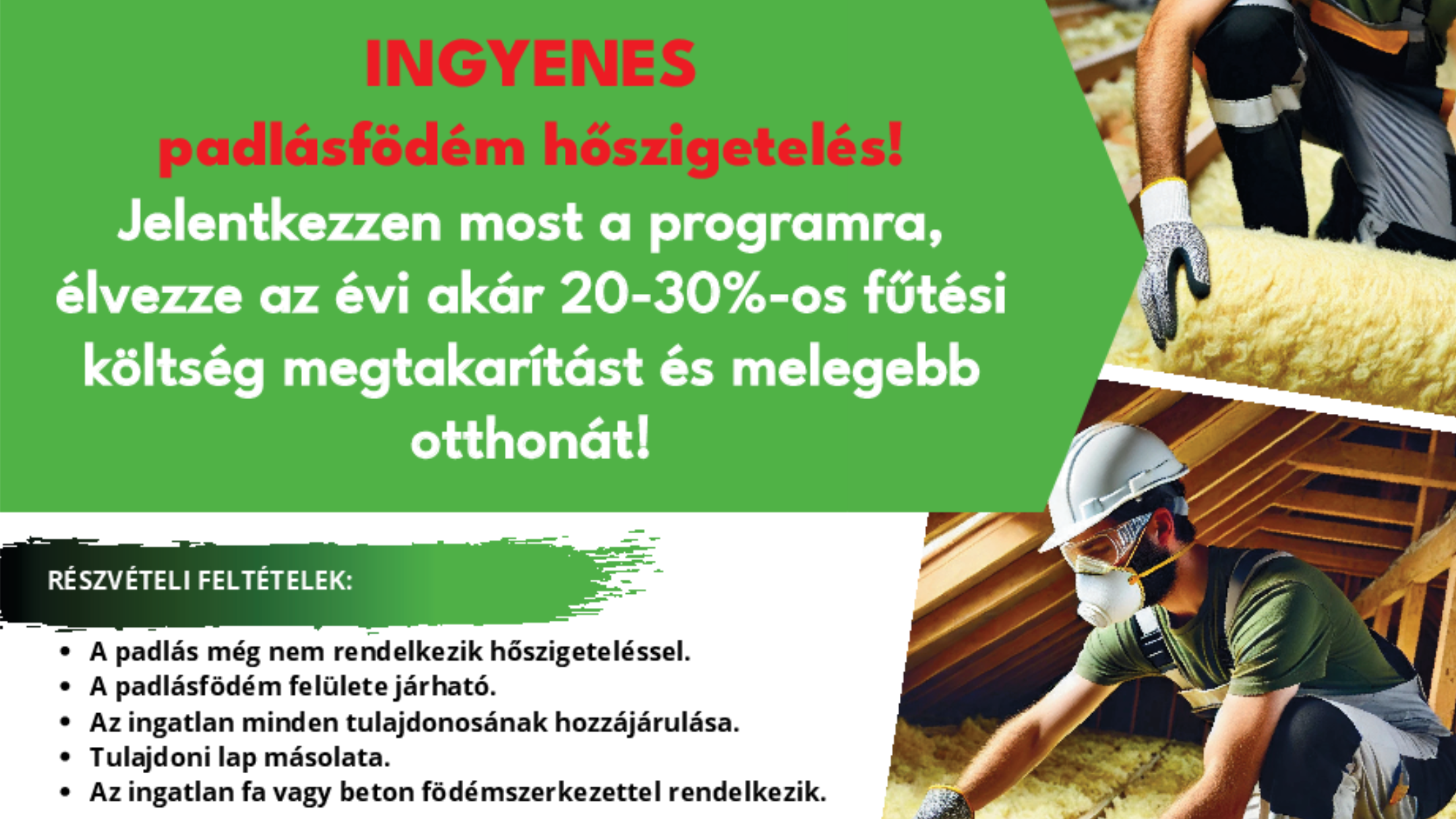 ingyenes padlsfdm hszigetels