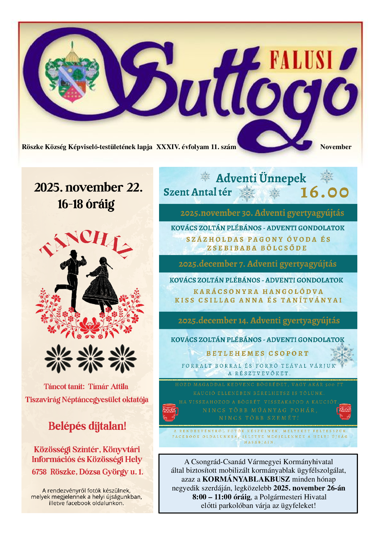 Falusi Suttog 2025. november