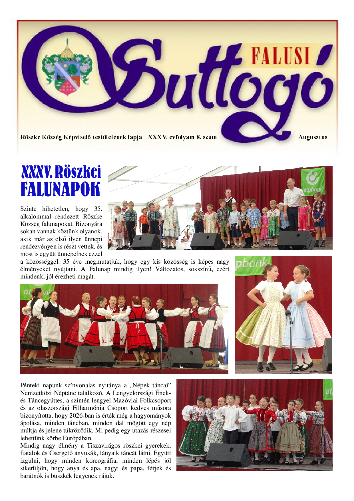 Falusi Suttog� 2026. augusztus